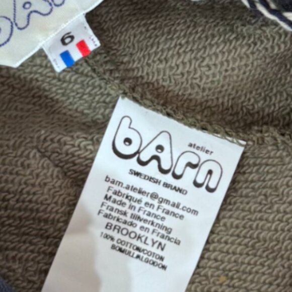 ATELIER BARN - CAMOUFLAGE SWEATPANTS - GREEN/BLACK - COTTON - NWT - Picture 4 of 4